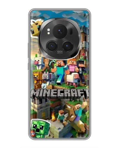 Чехол для Huawei Honor Magic 6 Pro с картинкой «Замок Minecraft» Чехол для Huawei Honor Magic 6 Pro с картинкой «Замок Minecraft»