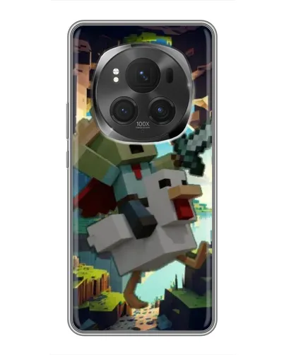 Чехол для Huawei Honor Magic 6 Pro с картинкой «Стив и гусь» Чехол для Huawei Honor Magic 6 Pro с картинкой «Стив и гусь»