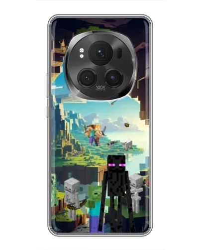 Чехол для Huawei Honor Magic 6 Pro с картинкой «Эндермен в лесу» Чехол для Huawei Honor Magic 6 Pro с картинкой «Эндермен в лесу»