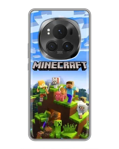 Чехол для Huawei Honor Magic 6 Pro с картинкой «Minecraft классический мир» Чехол для Huawei Honor Magic 6 Pro с картинкой «Minecraft классический мир»