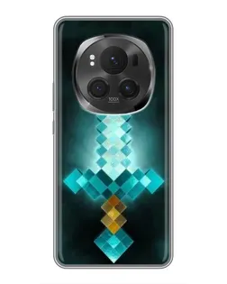 Чехол для Huawei Honor Magic 6 Pro с картинкой «Алмазный меч неон»