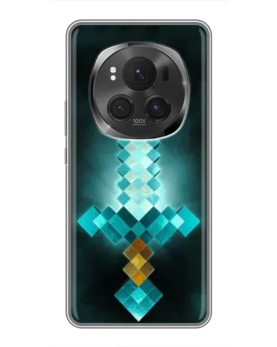 Чехол для Huawei Honor Magic 6 Pro с картинкой «Алмазный меч неон» Чехол для Huawei Honor Magic 6 Pro с картинкой «Алмазный меч неон»
