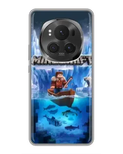 Чехол для Huawei Honor Magic 6 Pro с картинкой «Minecraft ледяной мир»