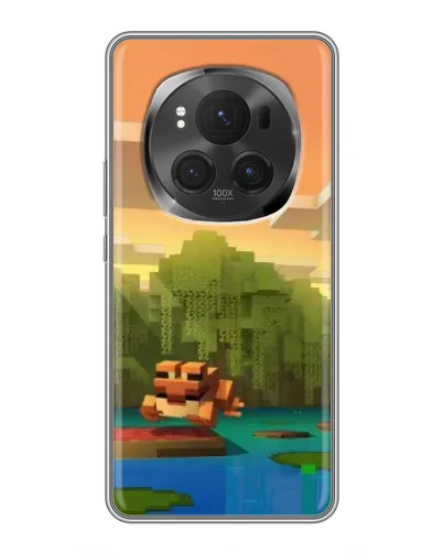 Чехол для Huawei Honor Magic 6 Pro с картинкой «Майнкрафт закат солнца» Чехол для Huawei Honor Magic 6 Pro с картинкой «Майнкрафт закат солнца»