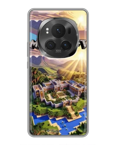 Чехол для Huawei Honor Magic 6 Pro с картинкой «Minecraft панорама» Чехол для Huawei Honor Magic 6 Pro с картинкой «Minecraft панорама»