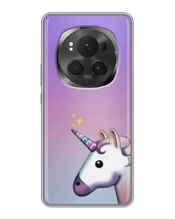 Чехол для Huawei Honor Magic 6 Pro с картинкой «Единорог градиент»