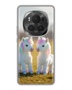 Чехол для Huawei Honor Magic 6 Pro с картинкой «Пара единорогов»