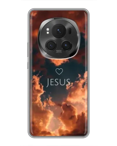 Чехол для Huawei Honor Magic 6 Pro с картинкой «Сияние Имени Jesus» Чехол для Huawei Honor Magic 6 Pro с картинкой «Сияние Имени Jesus»
