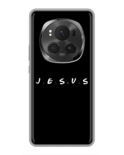 Чехол для Huawei Honor Magic 6 Pro с картинкой «Точки веры J.E.S.U.S.»