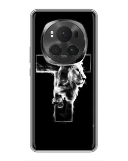 Чехол для Huawei Honor Magic 6 Pro с картинкой «Сияющий крест Jesus»