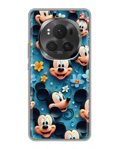 Чехол для Huawei Honor Magic 6 Pro с картинкой «Паттерн Микки и Минни»