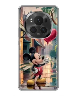 Чехол для Huawei Honor Magic 6 Pro с картинкой «Микки и шарик-сердце»