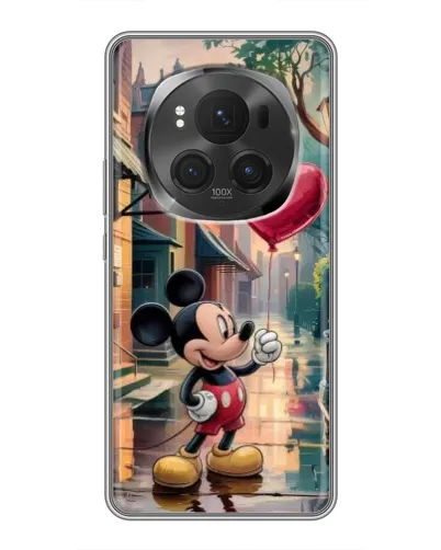 Чехол для Huawei Honor Magic 6 Pro с картинкой «Микки и шарик-сердце»