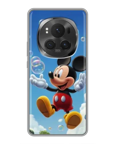 Чехол для Huawei Honor Magic 6 Pro с картинкой «Mickey и мыльные пузыри»