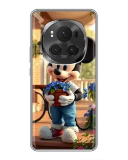 Чехол для Huawei Honor Magic 6 Pro с картинкой «Микки садовод»