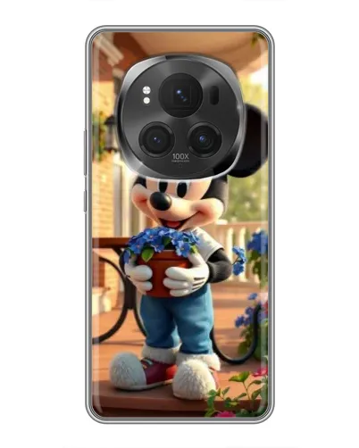 Чехол для Huawei Honor Magic 6 Pro с картинкой «Микки садовод»