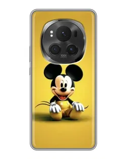 Чехол для Huawei Honor Magic 6 Pro с картинкой «Микки на желтом»