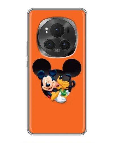 Чехол для Huawei Honor Magic 6 Pro с картинкой «Сердце Микки Минни»