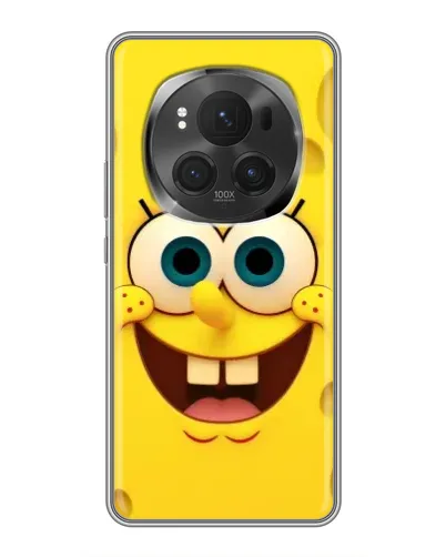 Чехол для Huawei Honor Magic 6 Pro с картинкой «Губка Боб улыбка»