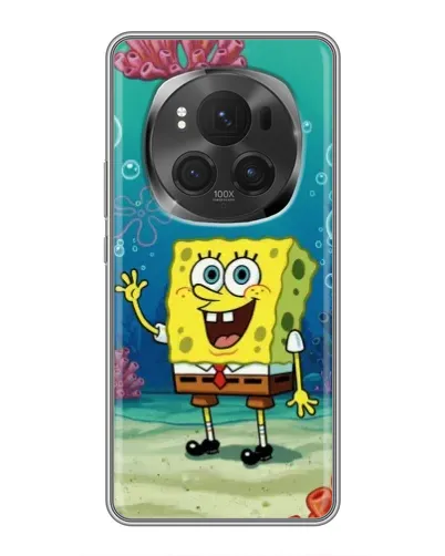 Чехол для Huawei Honor Magic 6 Pro с картинкой «Подводный привет»