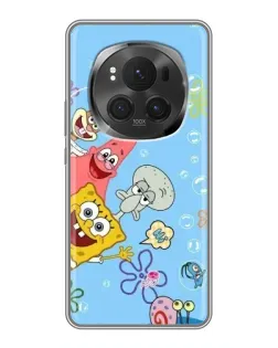 Чехол для Huawei Honor Magic 6 Pro с картинкой «Веселые пузырьки»