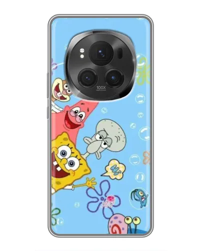 Чехол для Huawei Honor Magic 6 Pro с картинкой «Веселые пузырьки»