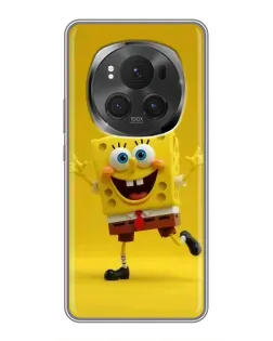 Чехол для Huawei Honor Magic 6 Pro с картинкой «Позитивный Губка Боб»