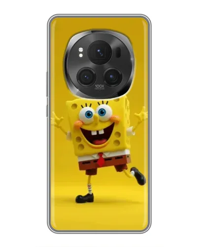 Чехол для Huawei Honor Magic 6 Pro с картинкой «Позитивный Губка Боб»