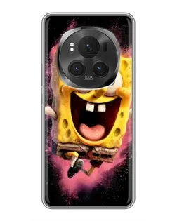 Чехол для Huawei Honor Magic 6 Pro с картинкой «Взрывной Спанч Боб»