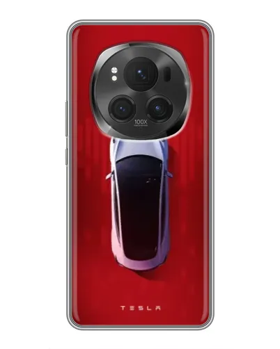 Чехол для Huawei Honor Magic 6 Pro с картинкой «Tesla Top View»