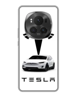 Чехол для Huawei Honor Magic 6 Pro с картинкой «Tesla White Style»