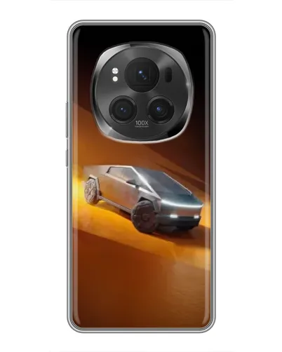 Чехол для Huawei Honor Magic 6 Pro с картинкой «Cybertruck в пустыне»