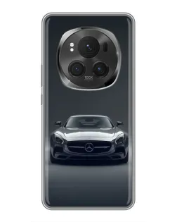 Чехол для Huawei Honor Magic 6 Pro с картинкой «Mercedes на черном»