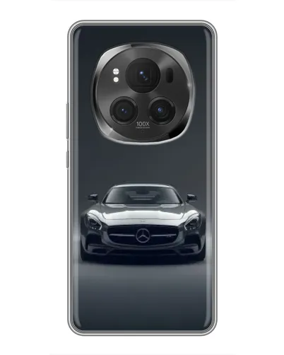 Чехол для Huawei Honor Magic 6 Pro с картинкой «Mercedes на черном»