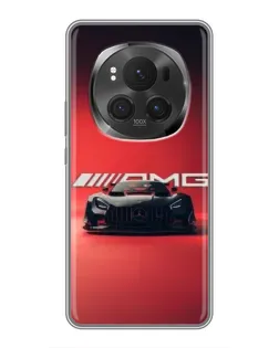 Чехол для Huawei Honor Magic 6 Pro с картинкой «Mercedes AMG — красная линия»