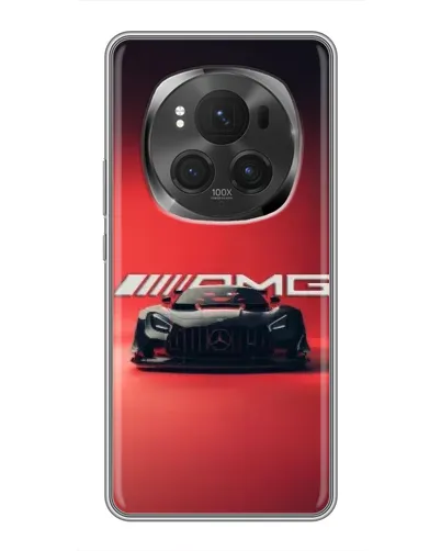 Чехол для Huawei Honor Magic 6 Pro с картинкой «Mercedes AMG — красная линия»