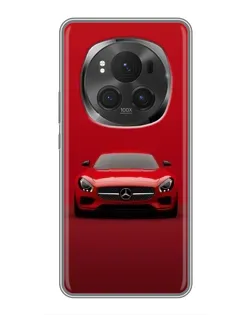 Чехол для Huawei Honor Magic 6 Pro с картинкой «Красный Mercedes AMG»