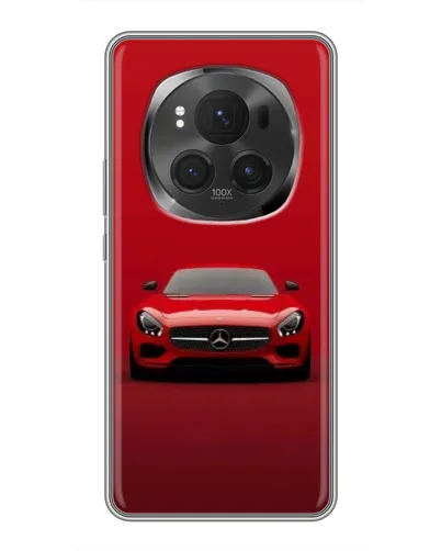 Чехол для Huawei Honor Magic 6 Pro с картинкой «Красный Mercedes AMG»