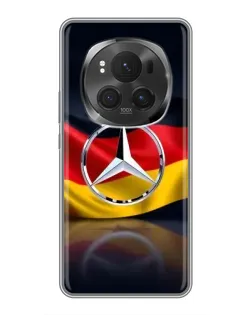 Чехол для Huawei Honor Magic 6 Pro с картинкой «Mercedes — флаг Германии»