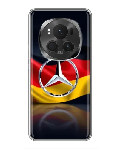Чехол для Huawei Honor Magic 6 Pro с картинкой «Mercedes — флаг Германии»