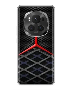 Чехол для Huawei Honor Magic 6 Pro с картинкой «Mercedes Carbon Grid»