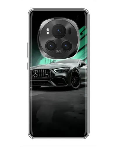 Чехол для Huawei Honor Magic 6 Pro с картинкой «Темный Mercedes AMG»