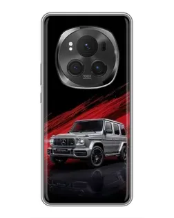 Чехол для Huawei Honor Magic 6 Pro с картинкой «Mercedes G-Class красный»
