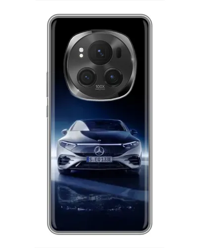 Чехол для Huawei Honor Magic 6 Pro с картинкой «Ночной Mercedes EQ»