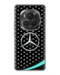 Чехол для Huawei Honor Magic 6 Pro с картинкой «Mercedes — бирюзовый акцент»