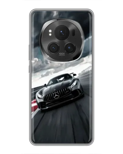 Чехол для Huawei Honor Magic 6 Pro с картинкой «Гоночный Mercedes AMG»