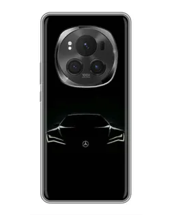 Чохол для Huawei Honor Magic 6 Pro з картинкою «Mercedes — силует авто»