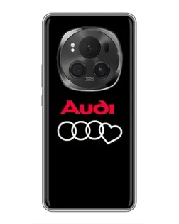 Чехол для Huawei Honor Magic 6 Pro с картинкой «Логотип Audi Heart» Чехол для Huawei Honor Magic 6 Pro с картинкой «Логотип Audi Heart»