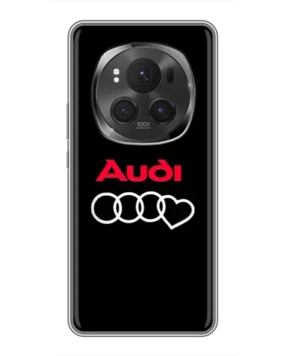 Чехол для Huawei Honor Magic 6 Pro с картинкой «Логотип Audi Heart»