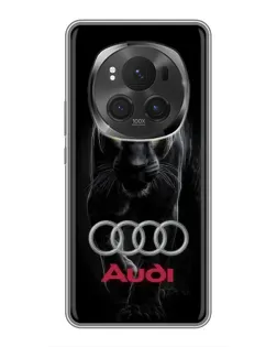Чехол для Huawei Honor Magic 6 Pro с картинкой «Пантера и Audi» Чехол для Huawei Honor Magic 6 Pro с картинкой «Пантера и Audi»